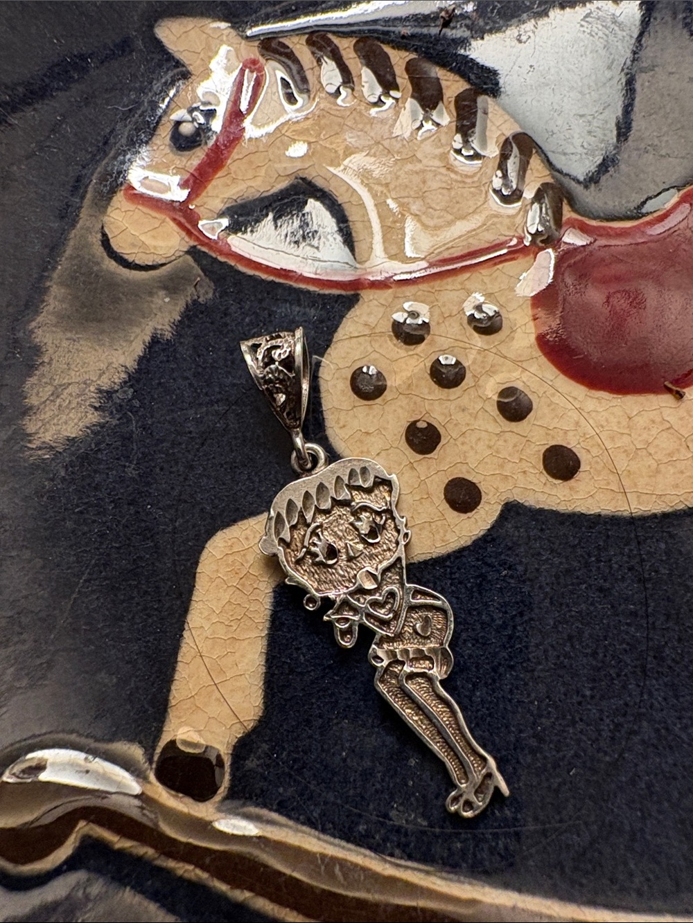 10k gold ANDSterlingBetty Boop
Pendant